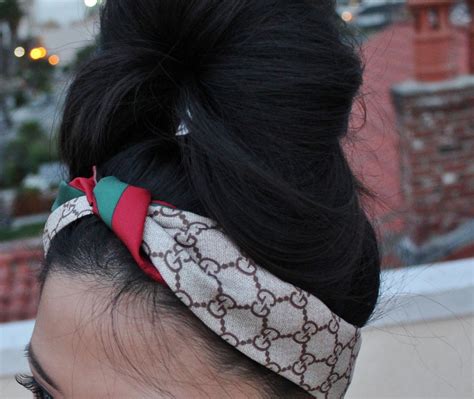 gucci headband scarf|gucci headband on celebrities.